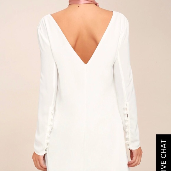 NET Lulu White Shift Dress size M - Picture 2 of 4